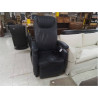 FAUTEUIL RELAX ELECTRIQUE CUIR BLEU