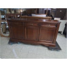 BUFFET 3 PORTES 3 TIROIRS COULEUR MERISIER 