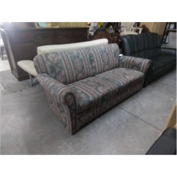 CANAPE 3 PLACES TISSU FLEURI 