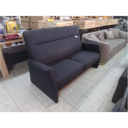 CANAPE 2 PLACES TISSU GRIS...
