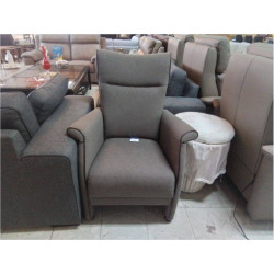 FAUTEUIL CLUB TISSU GRIS...