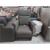 FAUTEUIL CLUB TISSU GRIS PROMINENT