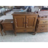 MEUBLE BAS STYLE LOUIS XV PLACAGE CHENE