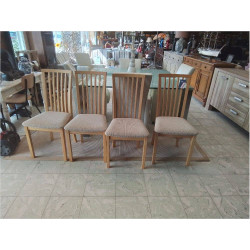 SERIE DE 4 CHAISES MODERNES...