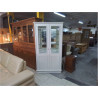 ENCOIGNURE VITREE 2 PORTES BLANC