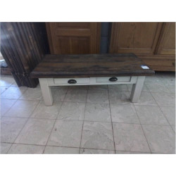 TABLE BASSE CHENE 2 TONS 2...