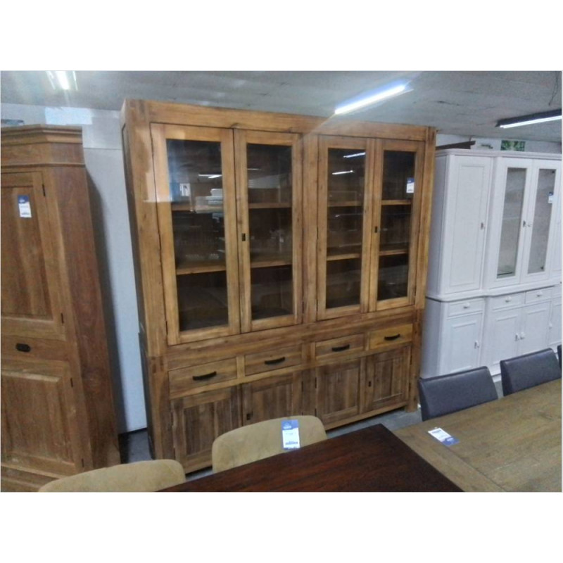 BUFFET 2 CORPS BOIS EXOTIQUE 200X45X215