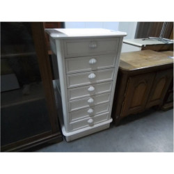 MEUBLE BAS 7 TIROIRS BLANC...