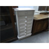 MEUBLE BAS 7 TIROIRS BLANC 56X43X99