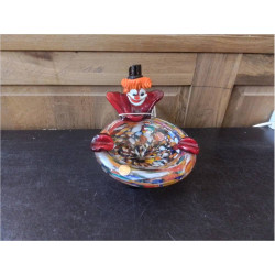 CENTRE DE TABLE MURANO CLOWN