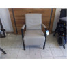 FAUTEUIL CLUB CUIR BEIGE 