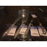 COUVERT DE SERVICE METAL ARGENTE LA PIECE