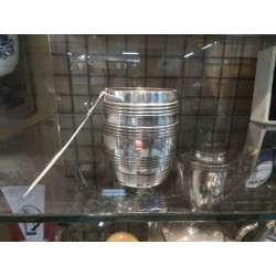 TIMBALE WISKEMAN METAL ARGENTE