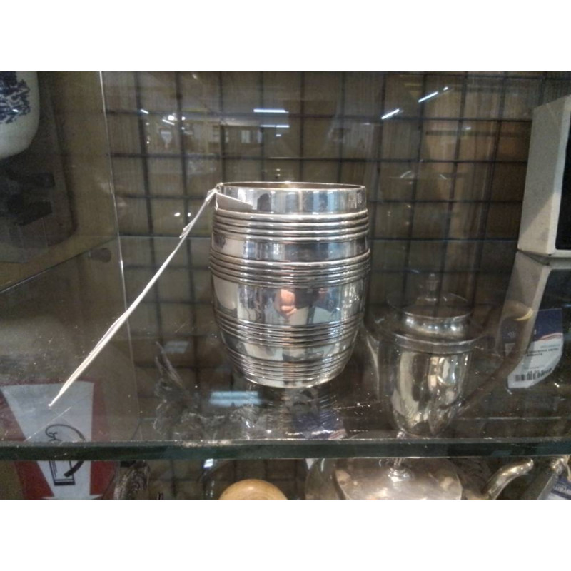 TIMBALE WISKEMAN METAL ARGENTE