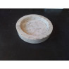 CENTRE DE TABLE ROND EN TRAVERTIN