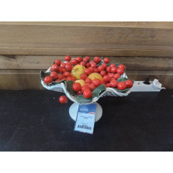 CORBEILLE A FRUITS EN FAIENCE