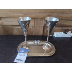 TETE A TETE CHAMPAGNE METAL...