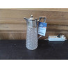 CARAFE CRISTAL & METAL ARGENTE