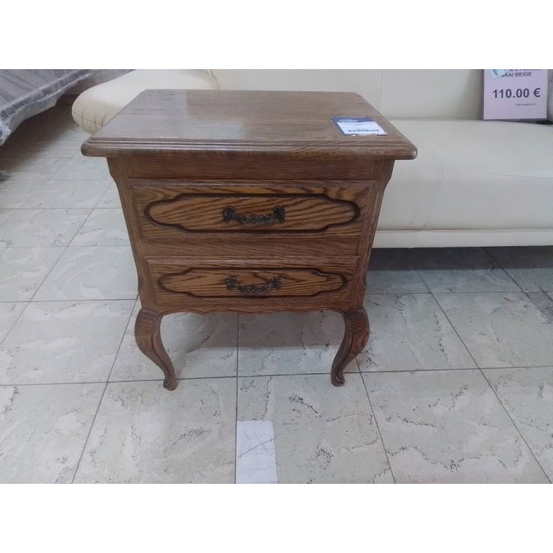 CHEVET 2 TIROIRS STYLE LOUIS XV