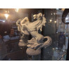 POSTURE CHEVAL EN PORCELAINE H:28CM