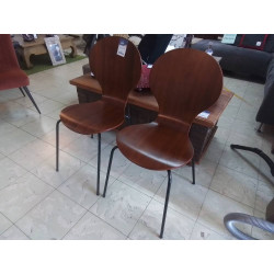 PAIRE DE CHAISES DESIGN