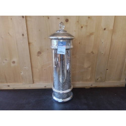 BONBONNIERE EN VERRE IRISE GM