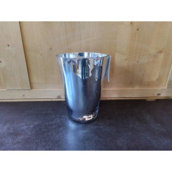 VASE VERRE CHROME