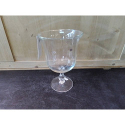VASE SUR PIED EN VERRE