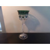VERRE VAL SAINT LAMBERT CRISTAL TAILLE VERT 20 CM