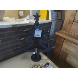 BOUGEOIR EN METAL FORME SAPIN