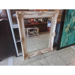 MIROIR BISEAUTE CADRE BAROQUE 