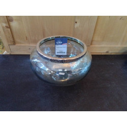 SALADIER VERRE & CHROME
