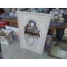 MIROIR CADRE BLANC