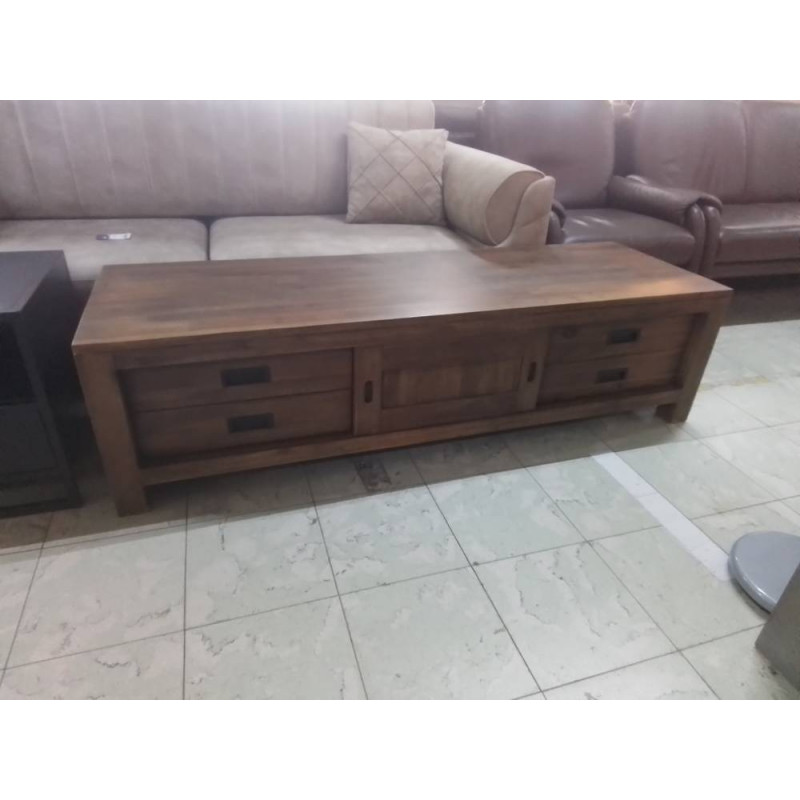 MEUBLE TELE BAS 4 TIROIRS 1 PORTE 