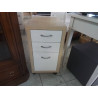 CAISSON D3 BUREAU 3 TIROIRS SUR ROULETTES 