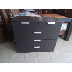 COMMODE MODERNE GRISE 5...