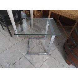 BOUT DE CANAPE DESIGN VERRE...