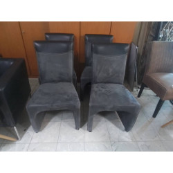 SERIE DE 4 CHAISES MODERNES...