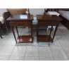 CHEVET 1 TIROIR STYLE LOUIS XVI LA PAIRE 