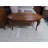TABLE DE SALON OVALE STYLE LOUIS XV 
