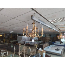 LUSTRE 6 BRANCHES LAITON