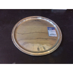 PLAT ROND METAL ARGENTE...