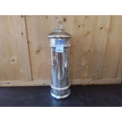 BONBONNIERE EN VERRE IRISE GM