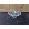 PLAT CREUX SUR PIED EN VERRE