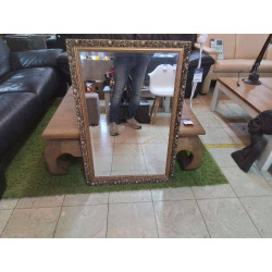 MIROIR BISEAUTE CADRE DORE