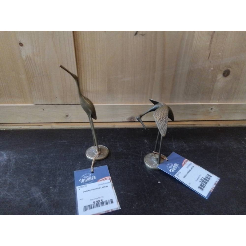 OISEAU VINTAGE LAITON