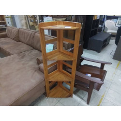ÉTAGÈRE D\'ANGLE EN PIN
