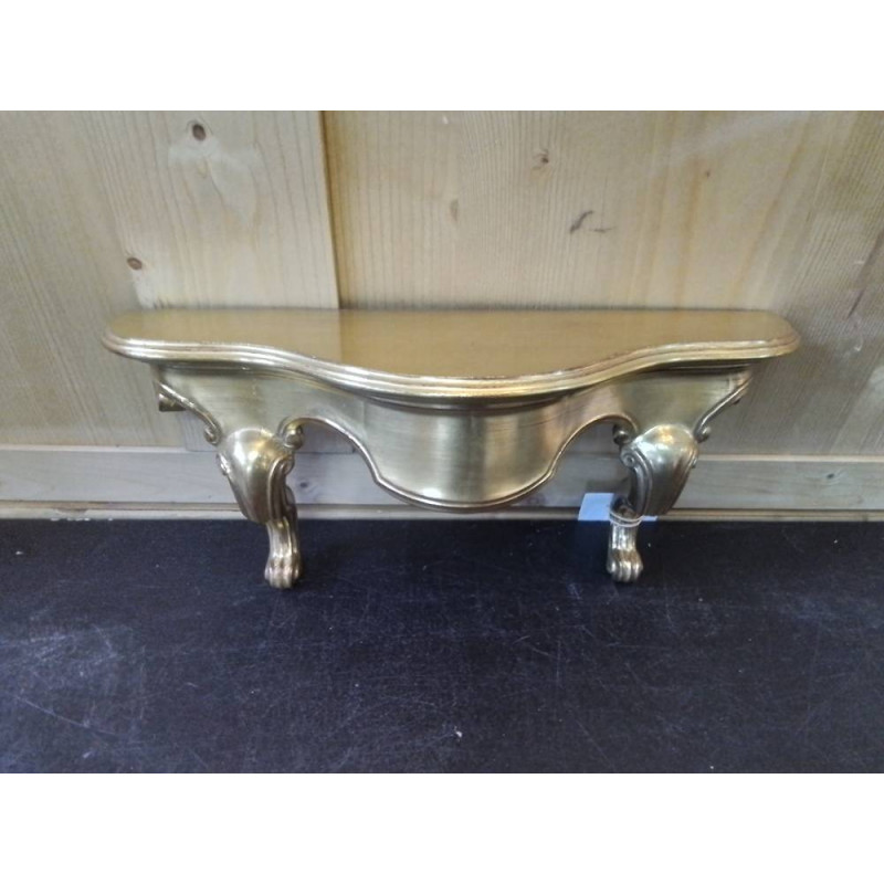 CONSOLE MURALE DOREE