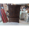 MEUBLE BAR CHENE MASSIF RUSTIQUE 
