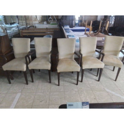 SERIE DE 6 CHAISES BOIS...